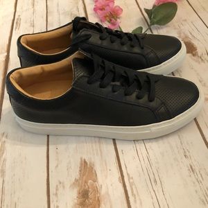GREATS Royale Black Leather Sneakers Size US 7.5